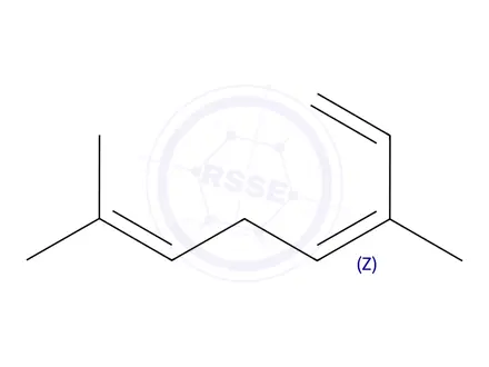 Chemical structure of Ocimene Impurity 1 ((Z)-β-Ocimene)
