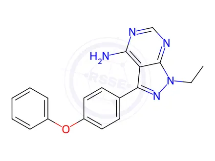 Chemical structure of Ibrutinib Impurity 239