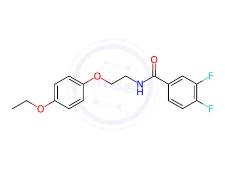 Chemical structure of N-(2-(4-Ethoxyphenoxy)ethyl)-3,4-difluorobenzamide