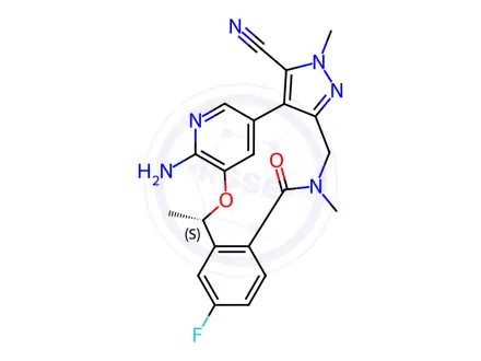 Chemical structure of (S)-Lorlatinib