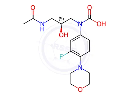Chemical structure of Linezolid Impurity 26