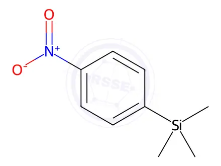 Chemical structure of (4-NItrophenyl)trimethylsilane