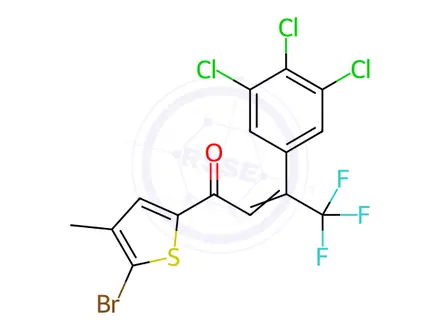 Chemical structure of Lotilaner Impurity 75 (Mixture of E/Z-isomers)