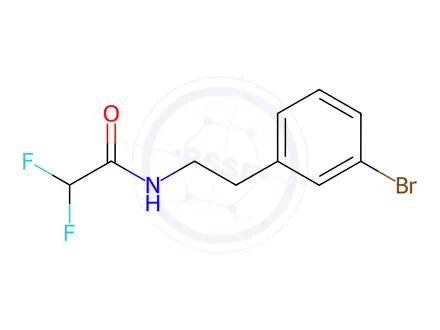 Chemical structure of N-(3-Bromophenethyl)-2,2-difluoroacetamide