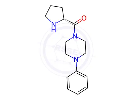 Chemical structure of (4-Phenylpiperazin-1-yl)(pyrrolidin-2-yl)methanone