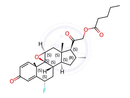 Chemical structure of Difluocortolone Impurity 9