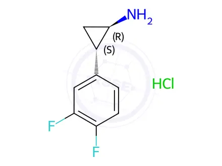 Chemical structure of Ticagrelor Impurity 21 Hydrochloride (Ticagrelor EP Impurity E Hydrochloride )