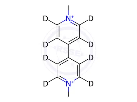 Chemical structure of Paraquat-d8 Dichloride