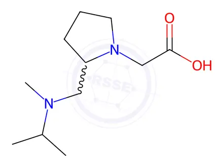 Chemical structure of 2-(2-((Isopropyl(methyl)amino)methyl)pyrrolidin-1-yl)acetic acid