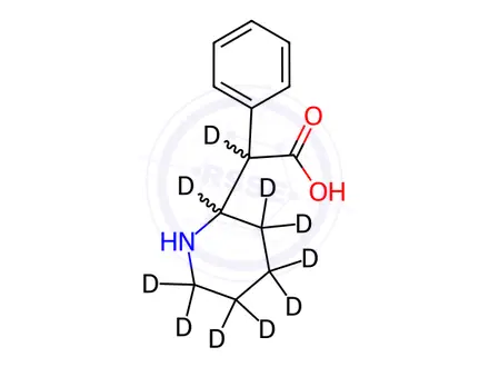Chemical structure of Ritalinic Acid-d10