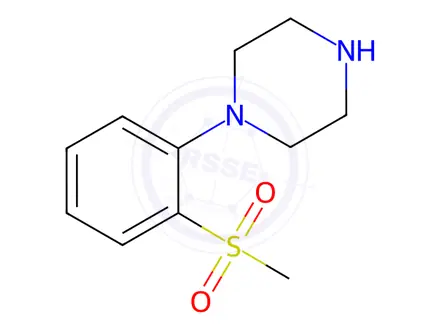 Chemical structure of 1-(2-Methanesulfonyl-Phenyl)-Piperazine Dihydrochloride