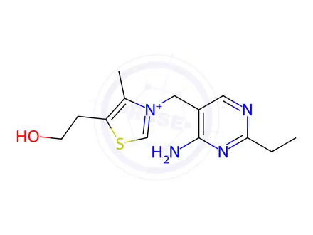 Chemical structure of Thiamine Nitrate Impurity 6 Monomer (Thiamine Nitrate EP Impurity F)