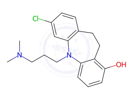 Chemical structure of 8-Hydroxy Clomipramine