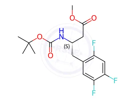 Chemical structure of Sitagliptin Phosphate Impurity 313