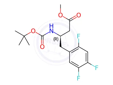 Chemical structure of Sitagliptin Impurity 18