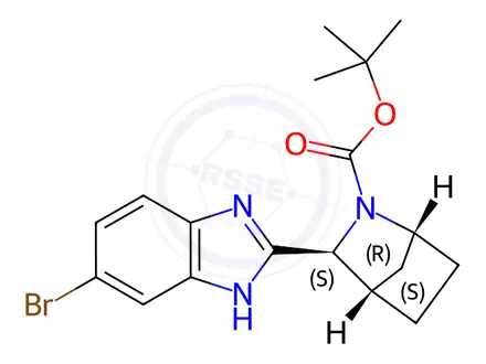 Chemical structure of Ledipasvir Impurity 8