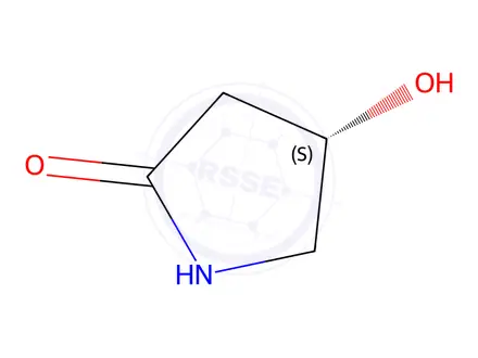 Chemical structure of Oxiracetam Impurity A ((S)-4-Hydroxy-2-pyrrolidinone)