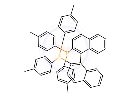 Chemical structure of (S)-Ru(OAc)2(T-binap)
