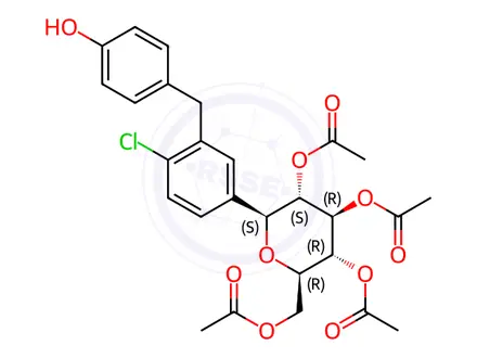 Chemical structure of Dapagliflozin Impurity 32
