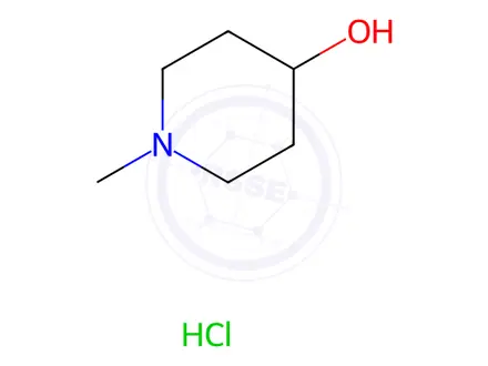 Chemical structure of 1-METHYLPIPERIDIN-4-OL MONOHYDROCHLORIDE