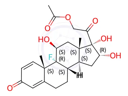 Chemical structure of Triamcinolone EP Impurity B