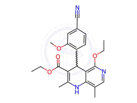 Chemical structure of Finerenone Impurity 127