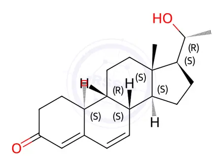 Chemical structure of Dydrogesterone Impurity 9