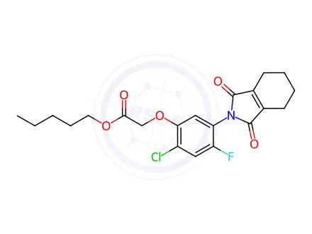Chemical structure of Flumiclorac-pentyl