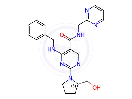 Chemical structure of Avanafil