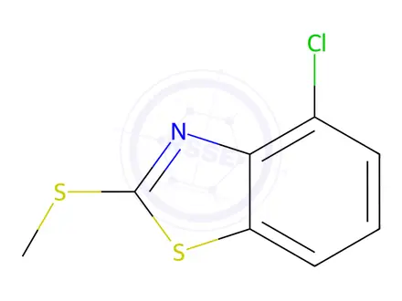 Chemical structure of 4-Chloro-2-(methylthio)benzo[d]thiazole