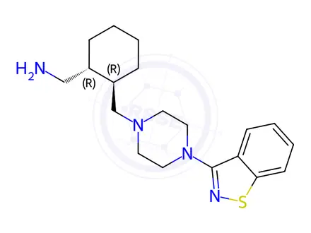 Chemical structure of Lurasidone impurity 25