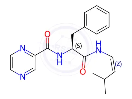 Chemical structure of Bortezomib Impurity 42