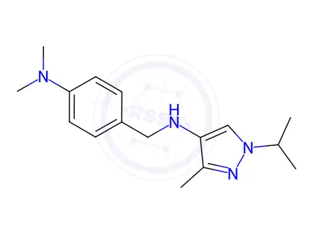 Chemical structure of N-[4-(dimethylamino)benzyl]-1-isopropyl-3-methyl-1H-pyrazol-4-amine
