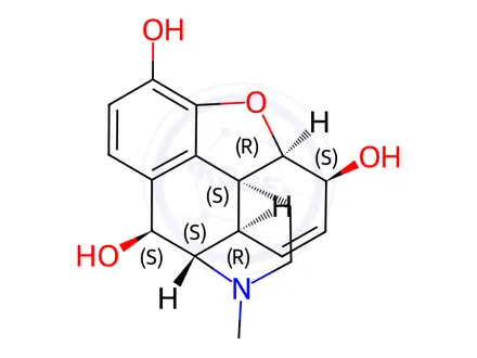 Chemical structure of Morphine Hydrochloride Impurity 4 (Morphine Hydrochloride EP Impurity D)