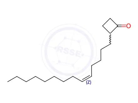 Chemical structure of 2-(5Z)-5-Tetradecen-1-yl-cyclobutanone