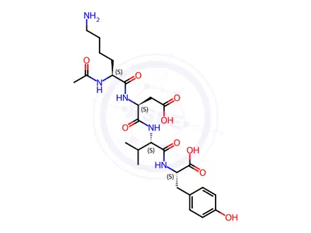 Chemical structure of Acetyl Tetrapeptide-2