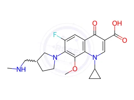 Chemical structure of Moxifloxacin Hydrochloride Impurity 158