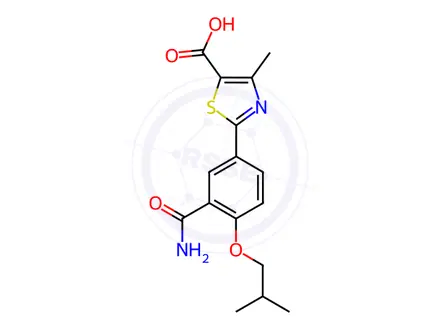 Chemical structure of Febuxostat Impurity 1