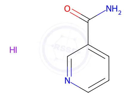 Chemical structure of Nicotinamide hydroiodide