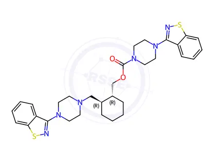 Chemical structure of Lurasidone impurity 20