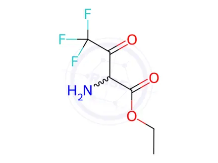 Chemical structure of Butanoic acid, 2-aMino-4,4,4-trifluoro-3-oxo-, ethyl ester