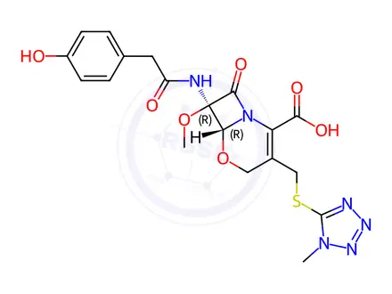 Chemical structure of Latamoxef Impurity 14