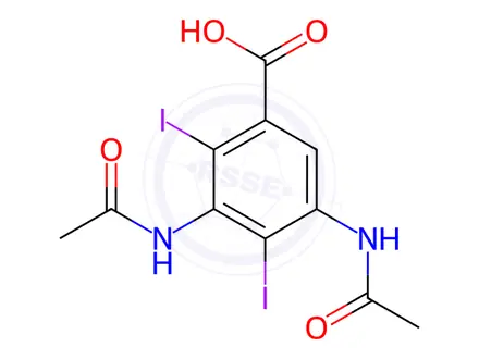Chemical structure of Amidotrizoic Acid Impurity 2(Amidotrizoic Acid EP Impurity B)