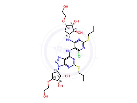 Chemical structure of Ticagrelor Impurity 75