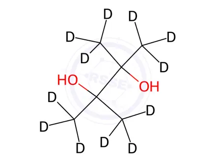 Chemical structure of Pinacol-d12