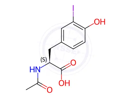 Chemical structure of Acetylcysteine Impurity 194