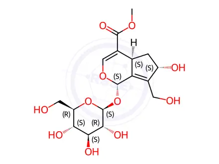 Chemical structure of 10-Hydroxy majoroside