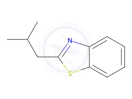 Chemical structure of Benzothiazole, 2-(2-methylpropyl)-(9CI)
