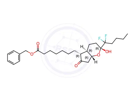 Chemical structure of lubiprostone Impurity 16