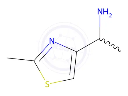 Chemical structure of 4-Thiazolemethanamine, alpha,2-dimethyl-, dihydrochloride